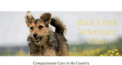 Desktop Screenshot of buckcreekvet.com